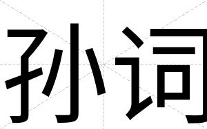 孙词