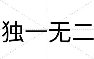 独一无二