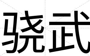 骁武