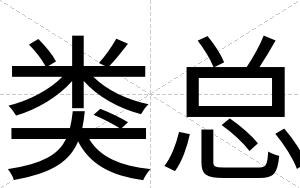 类总