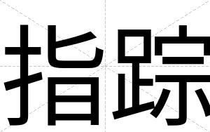 指踪