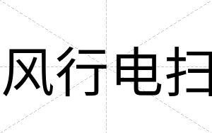 风行电扫