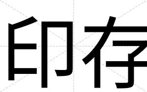 印存