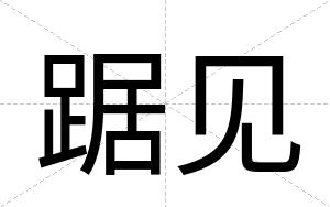 踞见