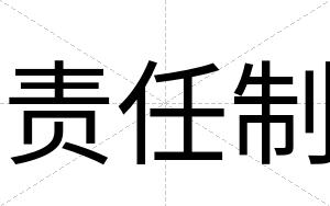 责任制