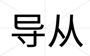 导从