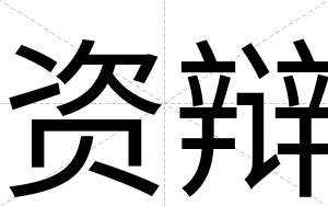 资辩