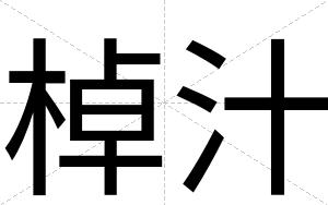 棹汁
