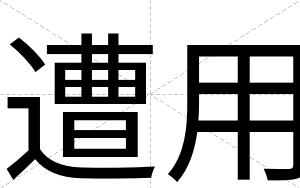 遭用