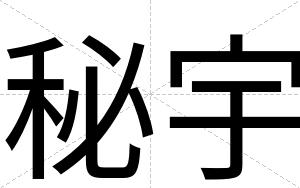 秘宇