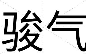 骏气