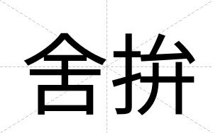 舍拚