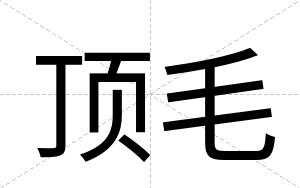顶毛