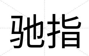 驰指