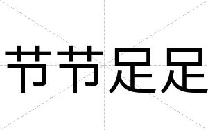 节节足足