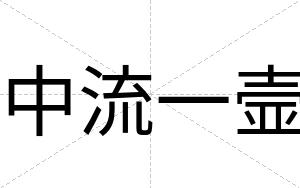 中流一壸