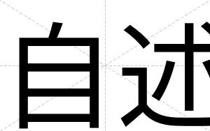自述