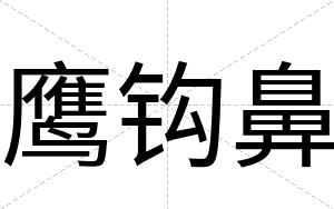 鹰钩鼻