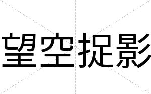 望空捉影