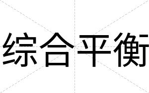 综合平衡