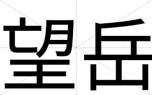 望岳