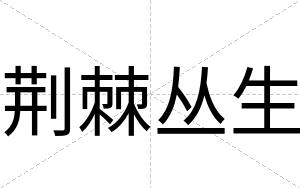 荆棘丛生