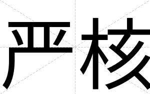 严核