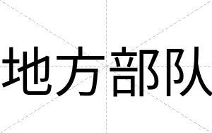 地方部队