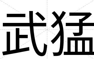 武猛