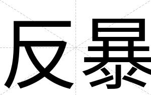 反暴