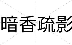 暗香疏影