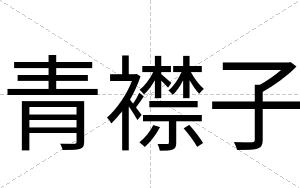 青襟子