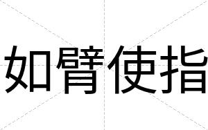 如臂使指