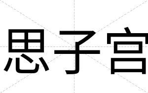 思子宫