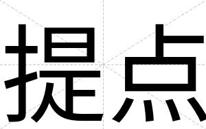 提点