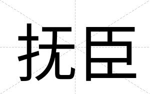 抚臣