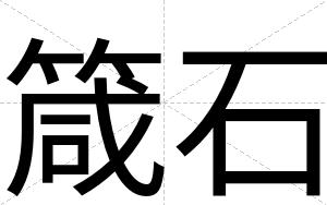 箴石