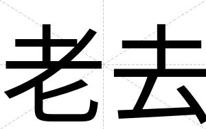 老去