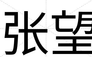 张望
