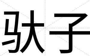 驮子