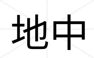 地中
