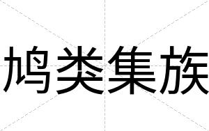 鸠类集族