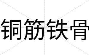 铜筋铁骨