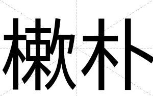 樕朴