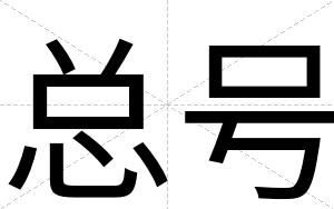 总号
