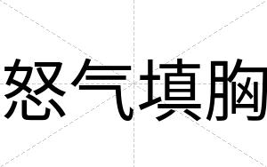 怒气填胸