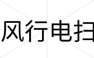 风行电扫