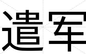 遣军