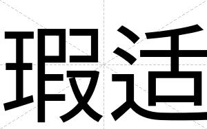 瑕适