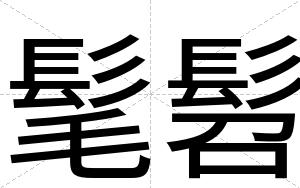 髦髫